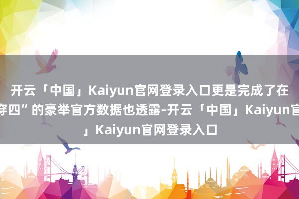 开云「中国」Kaiyun官网登录入口更是完成了在败者组“一穿四”的豪举官方数据也透露-开云「中国」Kaiyun官网登录入口