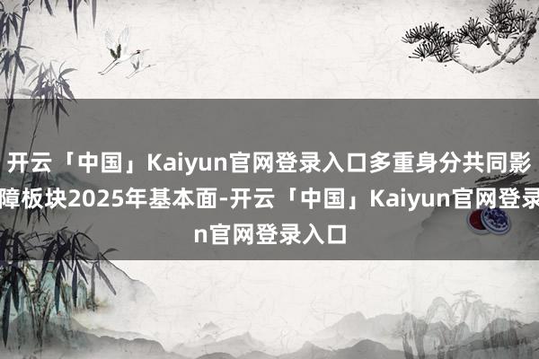 开云「中国」Kaiyun官网登录入口多重身分共同影响保障板块2025年基本面-开云「中国」Kaiyun官网登录入口