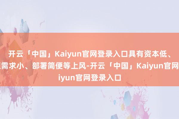 开云「中国」Kaiyun官网登录入口具有资本低、计较资源需求小、部署简便等上风-开云「中国」Kaiyun官网登录入口